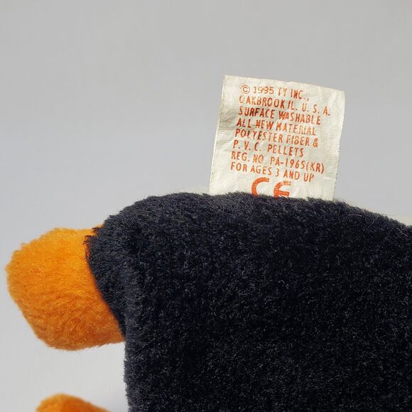 Ty Beanie Babies Waddle The Penguin - Picture 3 of 4